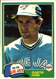 1981 Topps Baseball Cards      444     Garth Iorg